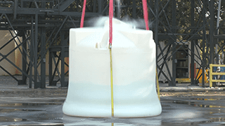 Polyethylene Chemical Storage Tank Drop Tests