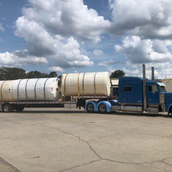 Full Truck Leaving MLU Plant