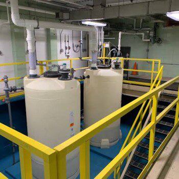 Tanks Inside Concrete Containment 